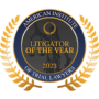 Litigator of the year award