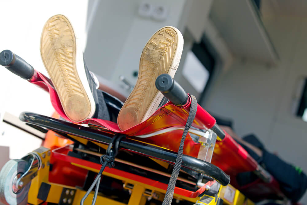 emergency room after accident