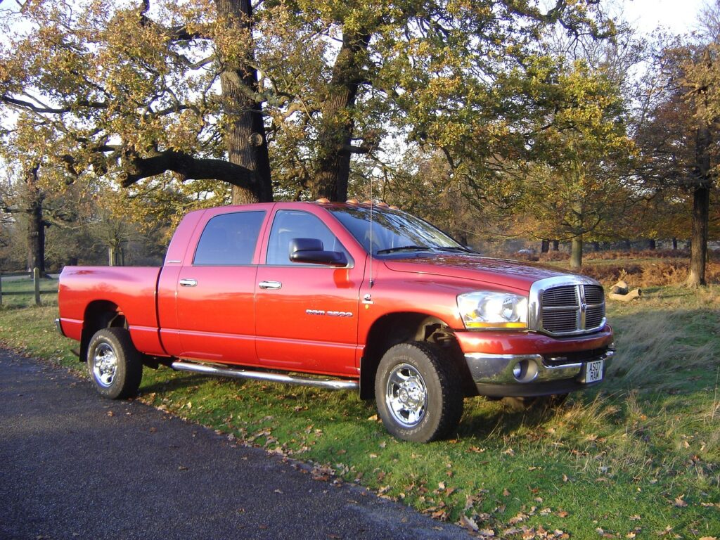 A Dodge Ram pickup truck, the same make as a pickup involved in a fatal Edinburg, TX, crash